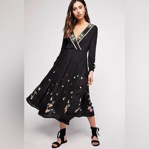 Free People The Enchanted Forest Midi Dress